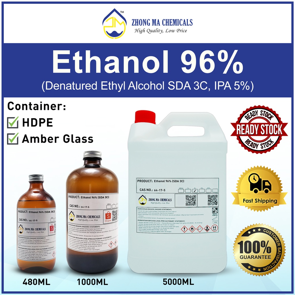 SPECIALLY DENATURED ETHANOL 3C (SDA 3C) Zhong Ma Chemicals